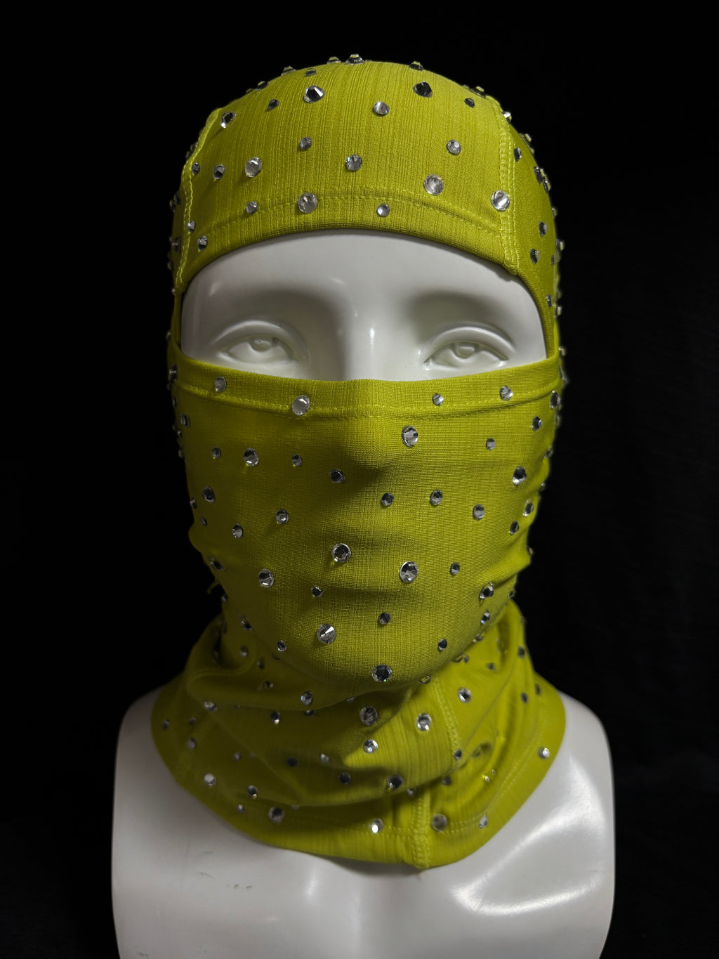 Green handcrafted diamond-stamped head cover